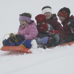 Kirksville snow in park (2)
